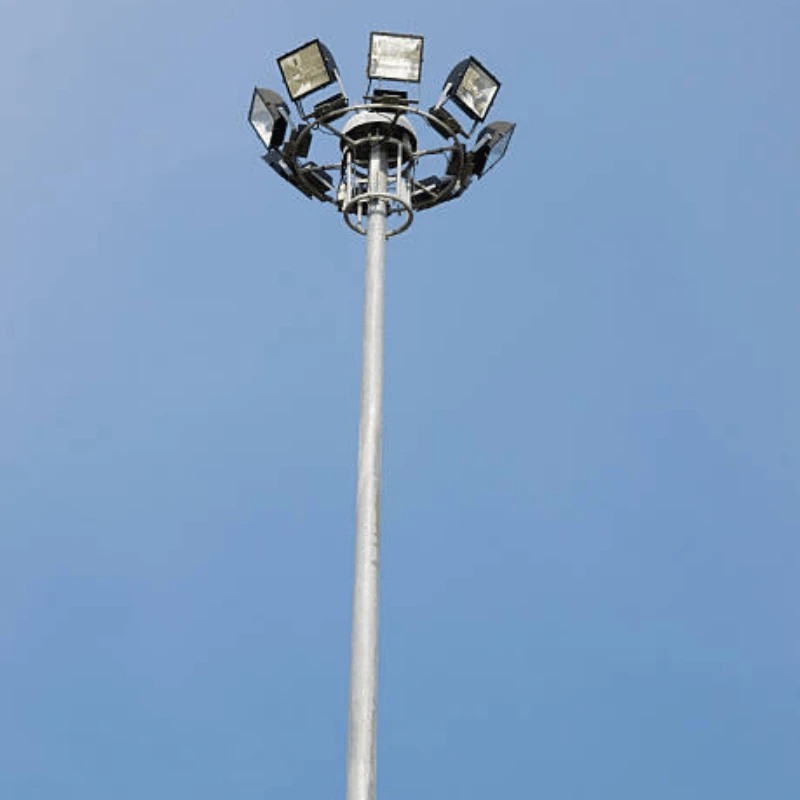 24 Meter Parking Lot High Mast Lighting Pole factory