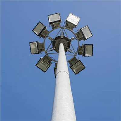 35-метровый фонарный столб на высокой мачте стадиона